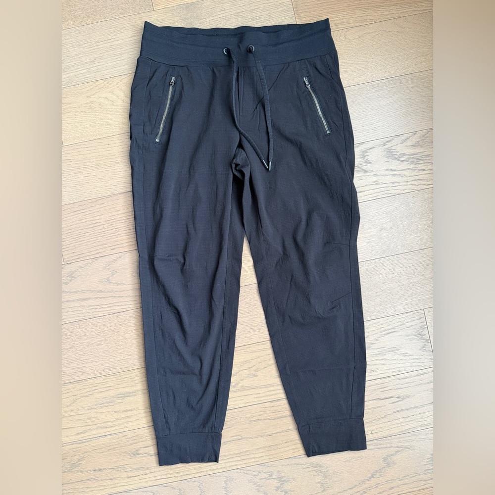 ATHLETA Trekkie Black Jogger Pants